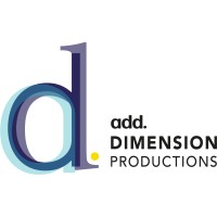 add. DIMENSION Productions logo, add. DIMENSION Productions contact details