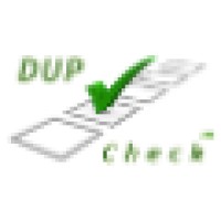 DupCheck logo, DupCheck contact details