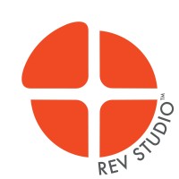 REV Studio logo, REV Studio contact details