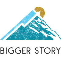 Bigger Story logo, Bigger Story contact details