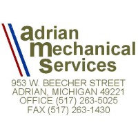 Adrian Mechanical Services Company logo, Adrian Mechanical Services Company contact details