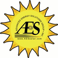 AES Solar logo, AES Solar contact details