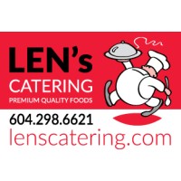 Len's Catering logo, Len's Catering contact details