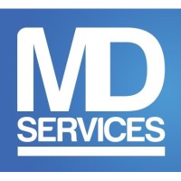 MD Services logo, MD Services contact details