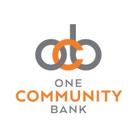 One Community Bank logo, One Community Bank contact details