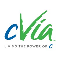 cVia Life logo, cVia Life contact details