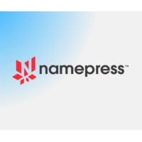 NamePress logo, NamePress contact details