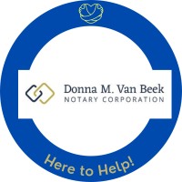 Donna M. Van Beek Notary Corporation logo, Donna M. Van Beek Notary Corporation contact details