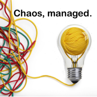 Chaos, managed logo, Chaos, managed contact details