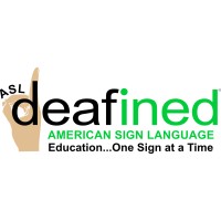 ASLdeafined logo, ASLdeafined contact details