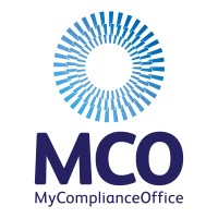 MyComplianceOffice logo, MyComplianceOffice contact details