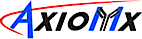 AxioMx logo, AxioMx contact details