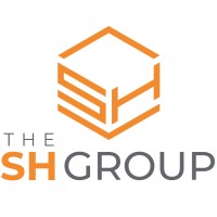 THE SH GROUP logo, THE SH GROUP contact details