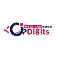 OPDigits logo, OPDigits contact details