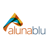 AlunaBlu logo, AlunaBlu contact details