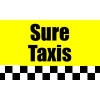 Sure Taxis logo, Sure Taxis contact details