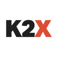 K2X logo, K2X contact details