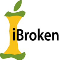 iBroken logo, iBroken contact details