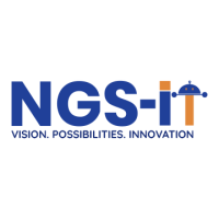 NGS IT logo, NGS IT contact details