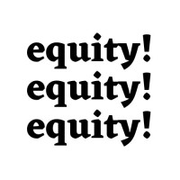 equity! equity! equity! logo, equity! equity! equity! contact details