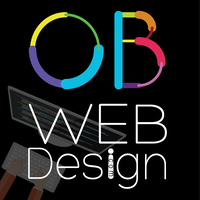 OB Web Design logo, OB Web Design contact details