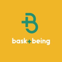 Bask + Being logo, Bask + Being contact details