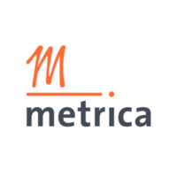 metrica logo, metrica contact details