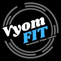 VyomFIT logo, VyomFIT contact details