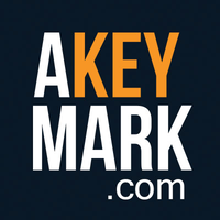 AKeyMark logo, AKeyMark contact details