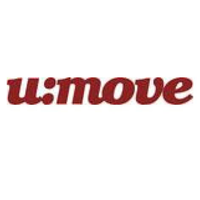 u:move logo, u:move contact details