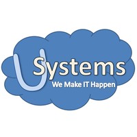 U-Systems logo, U-Systems contact details