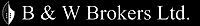 B & W Brokers Ltd. logo, B & W Brokers Ltd. contact details