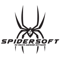 SpiderSoft logo, SpiderSoft contact details