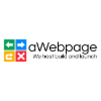 aWebpage logo, aWebpage contact details