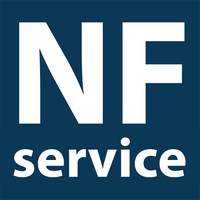 NF service logo, NF service contact details