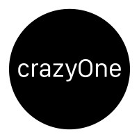 crazyOne logo, crazyOne contact details