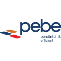 pebe AG logo, pebe AG contact details