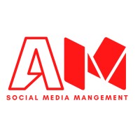 am-social media management logo, am-social media management contact details