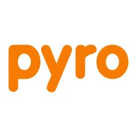 PYRO logo, PYRO contact details