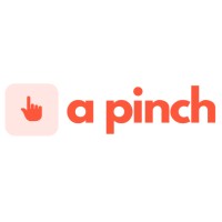 a pinch logo, a pinch contact details