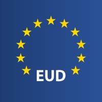 European Union of the Deaf logo, European Union of the Deaf contact details