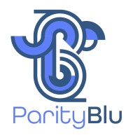 ParityBlu logo, ParityBlu contact details