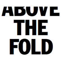 ABOVE THE FOLD logo, ABOVE THE FOLD contact details