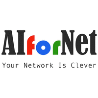 AIforNet logo, AIforNet contact details