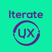 IterateUX logo, IterateUX contact details