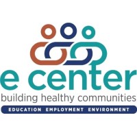 E Center logo, E Center contact details