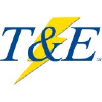 T&E logo, T&E contact details