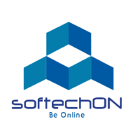 softechON logo, softechON contact details