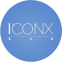 IconxLab logo, IconxLab contact details