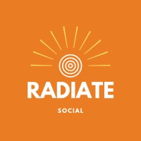 Radiate Social logo, Radiate Social contact details